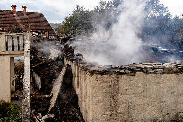 Professional Fire Damage Removal technician working in Nerstrand, MN